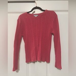 Jennifer Moore cable knit sweater